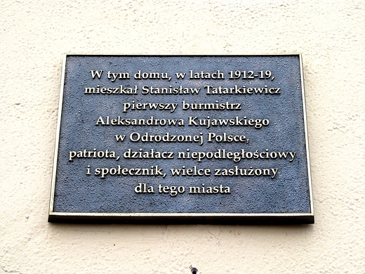 Upamitnia pierwszego burmistrza