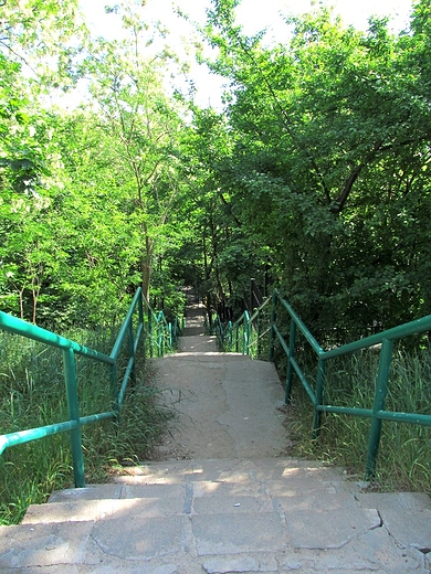 Schody, ktre cz dwie dzielnice