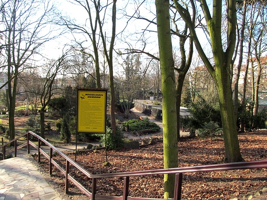 Fragment ogrodu zoobotanicznego