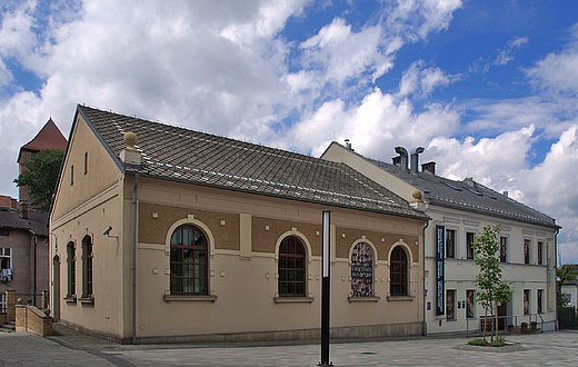 Owicim. Zabytkowa Synagoga.