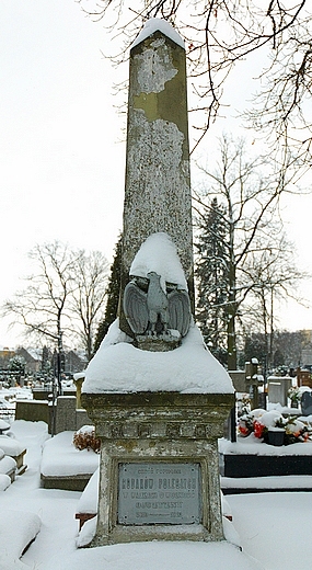 Stalowa Wola - pomnik na cmentarzu przy klasztorze