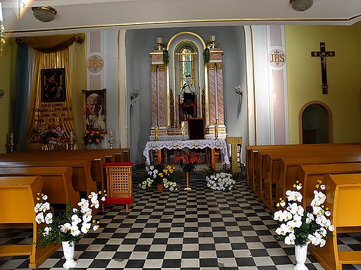 Wntrze kaplicy pw w. Jana Sarkandra na wzgrzu Kaplicwka