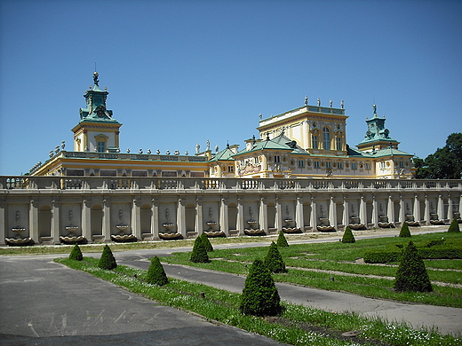 Warszawa. Paac w Wilanowie.