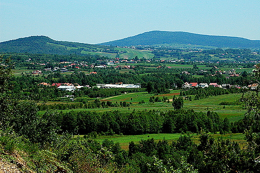 Kielce - widok na ysic