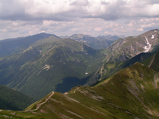 Letnia panorama z Kasprowego