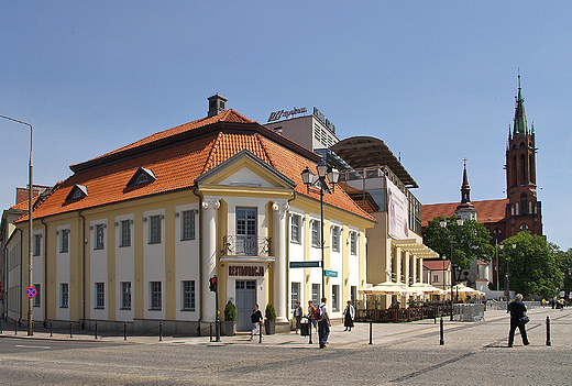 Biaystok. Zabudowa w centrum.