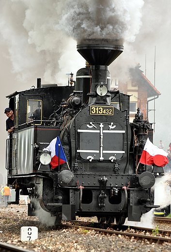 Czeska Matylda - najstarszy parowz parady parowozw. Wolsztyn 2010