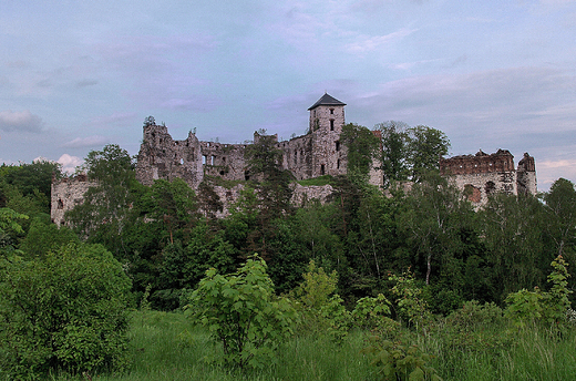 Rudno. Ruiny zamku Tenczyn.