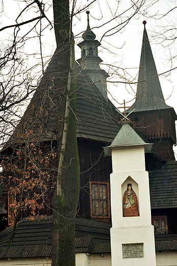 Gilowice - koci pod wezwaniem w. Andrzeja z pierwszej poowy XVI w. Beskid ywiecki