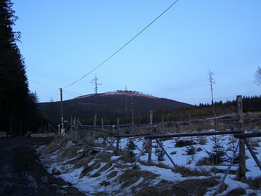 Poogi szczyt Smrekowca (1224 m.), widok od strony Midzygrza.