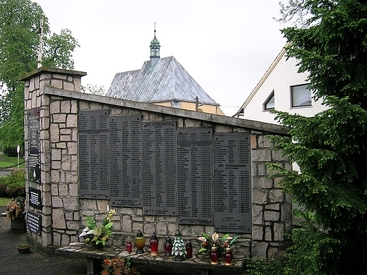 Jemielnica.Pomnik ofiar wojennych.