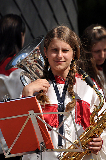 Saksofonistka. XIV Mazowiecki Przegld Orkiestr Dtych Usrus 2010