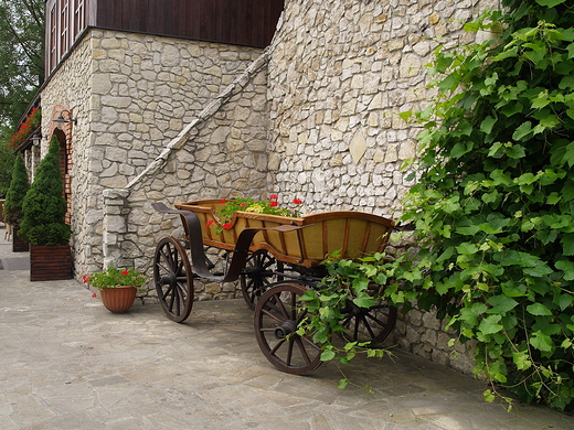 Tomaszowice. Fragment budynku oranerii.