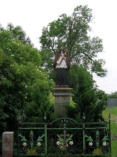 Baborw.Szlak Jana Nepomucena-pomnik z 1909 r.