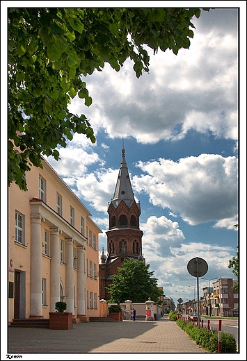 Konin - neogotycki koci ewangelicko - augsburski witego Ducha