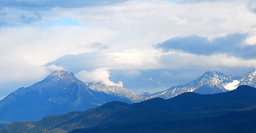 Gubawka - widok na Tatry