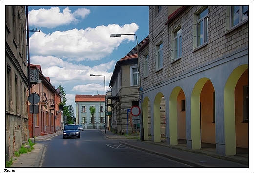 Konin - kamieniczki przy ul.Krzywej