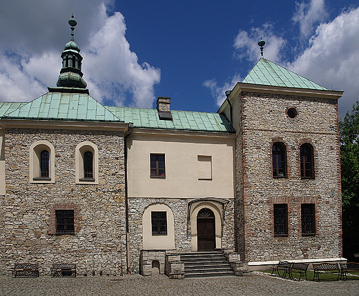 Sosnowiec. Kaplica i wiea Zamku Sieleckiego.