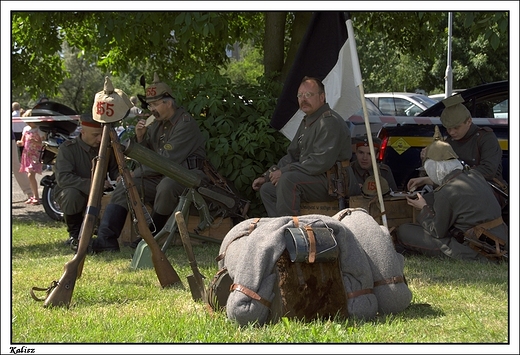 Kalisz - Kalisz - V Kaliska Blaszanka, grupa onierzy 155 Regimentu pruskiego z pocztku I wojny wiatowej