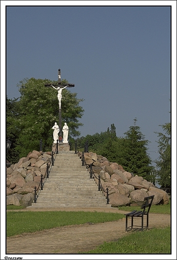 Droszew - droga krzyowa na dawnej ce za kocioem