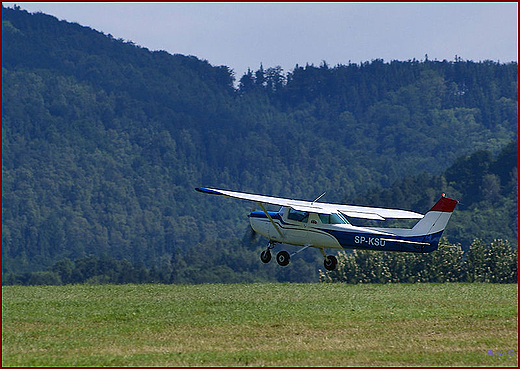 Lotnisko sportowe w Aleksandrowicach koo Bielska Biaej - Cessna 152