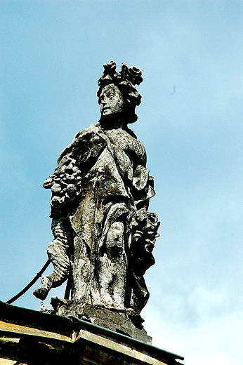 Szczekociny - posąg pałacowy
