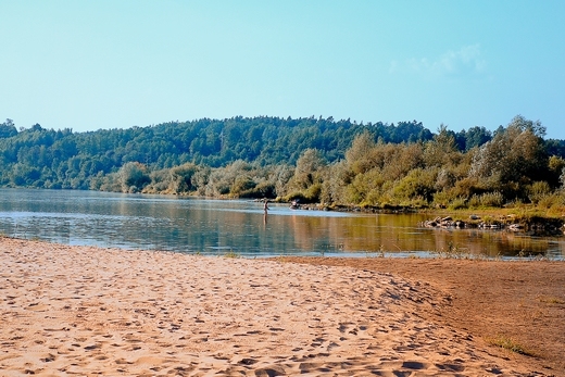 Ulanw - piaszczysta plaa w widach Sanu i Tanwi