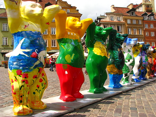 United Buddy Bears, Plac Zamkowy, Warszawa