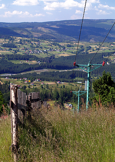 Wyciąg narciarski na Rachowcu.