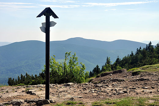 Przecz Brona - widok na Pasmo Policy (1369 m n.p.m.)