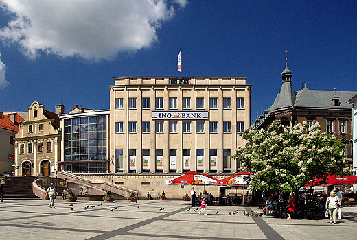 Bielsko-Biaa. Fragment Placu Chrobrego.