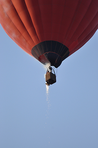 Balon nad polami Grunwaldu