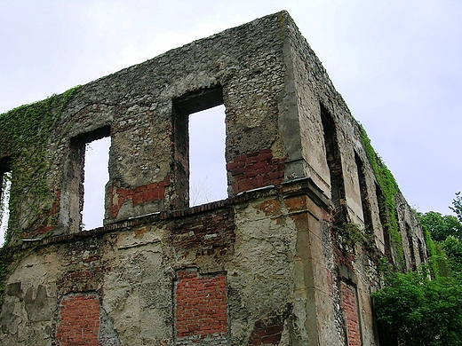 Strzelce Opolskie.Ruiny zamku.