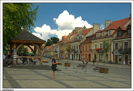 Sandomierz - kamienice mieszczaskie wok Rynku Starego Miasta