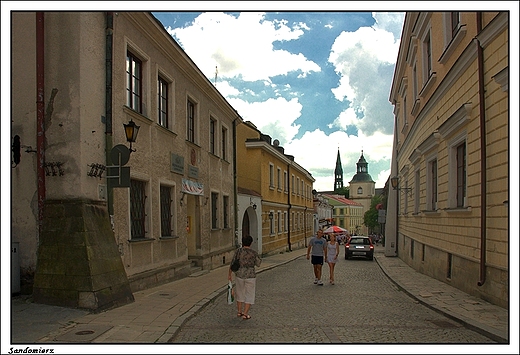Sandomierz - fragment ulicy Mariackiej