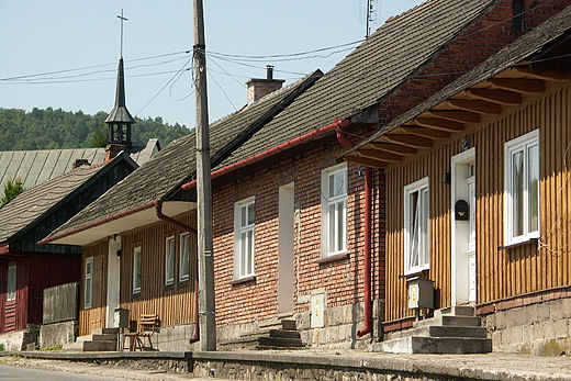 Typowa zabudowa starego Czchowa