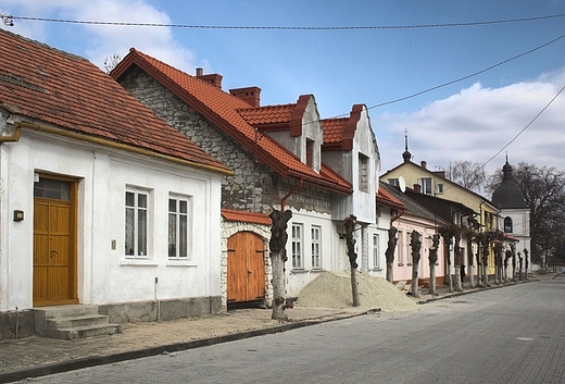 Zaklikw. Uliczka w starej czsci miasteczka