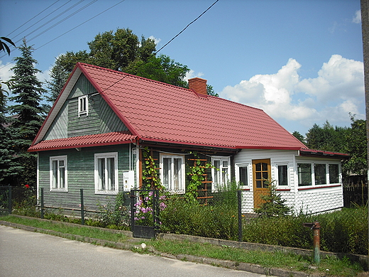 Biaowiea. Stary dom przy ul. Mostowej.