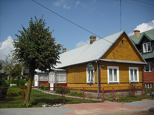 Biaowiea. Stary dom przy ul. A. Waszkiewicza.