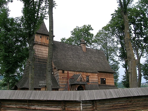 Dbno.Najstarszy w Polsce gotycki koci drewniany .