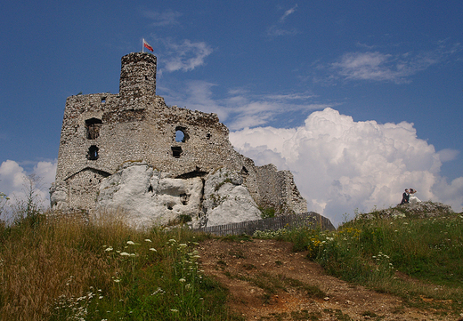 Mirw. Ruiny zamku.