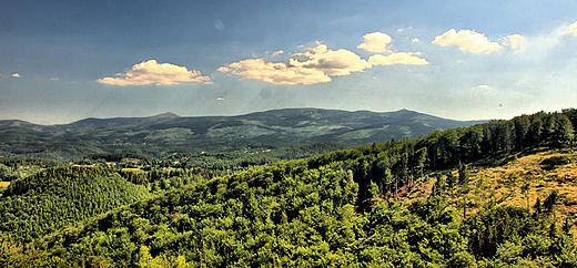 Panorama ze Stogu Izerskiego