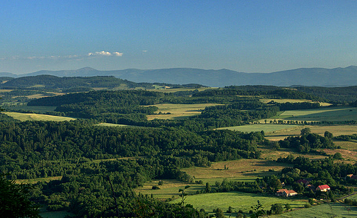 Panorama z Ostrzycy Proboszczowickiej