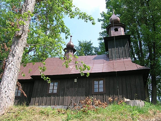 Skomielna Czarna.Drewniana kaplica dworska.