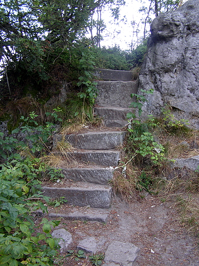 Fort Karola - wejcie na taras widokowy.