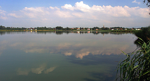 Panorama Czechowic-Dziedzic znad staww hodowlanych.