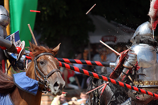 XIX Midzynarodowy Turniej Rycerski w Gniewie - gonitwy turniejowe joust