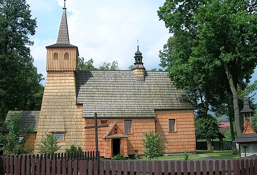 Koci drewniany w opusznej .