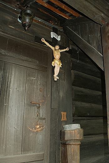 Grzawa kościół drewniany Św Jana Chrzciciela z XVI w.