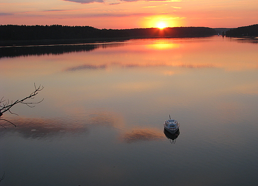 koniec dnia na Kaszubach